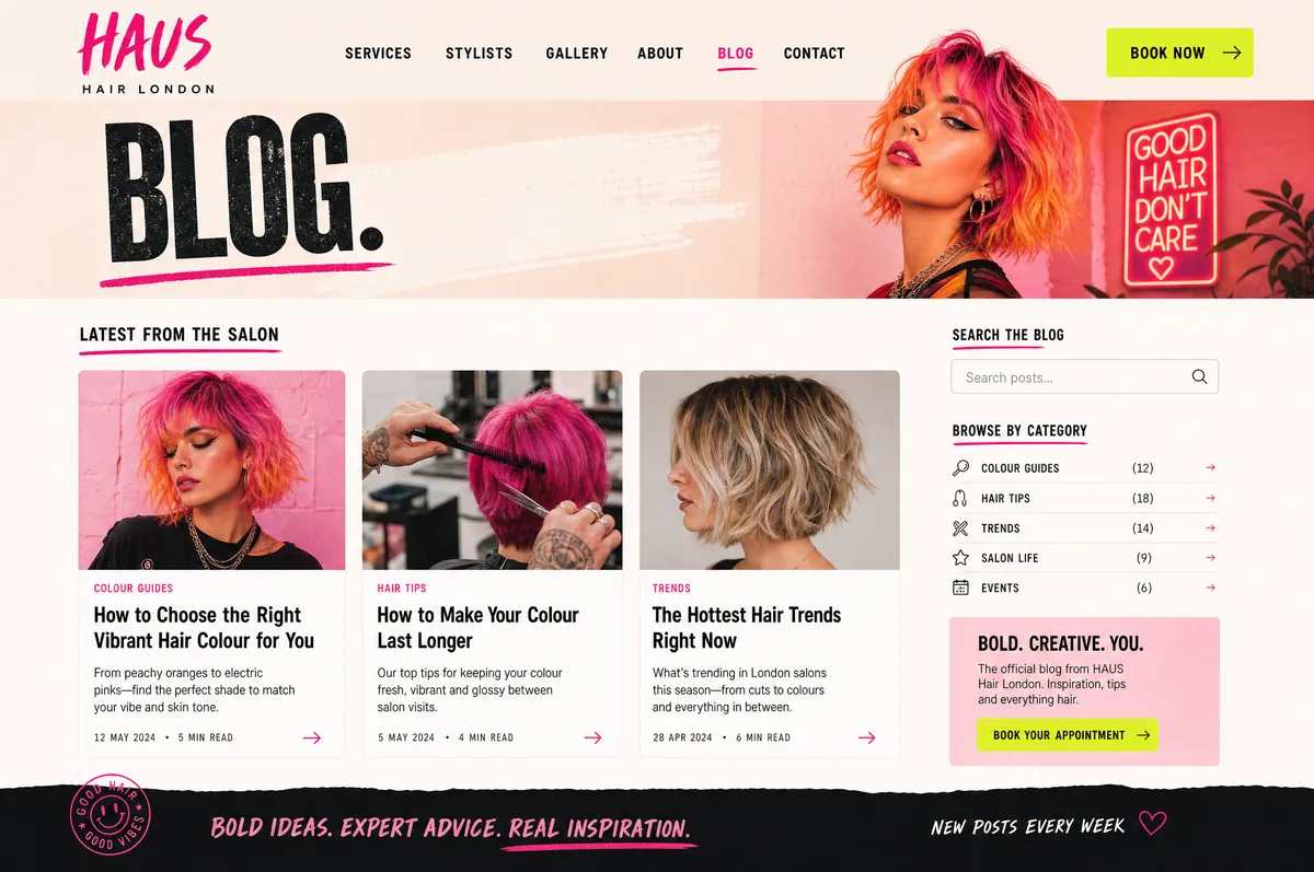 Blog article